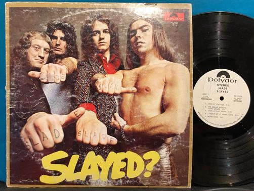 SLADE SLAYED?~1972 WHITE LABEL PROMO~STERLING~HARD HEAVY PSYCH GLAM ROCK