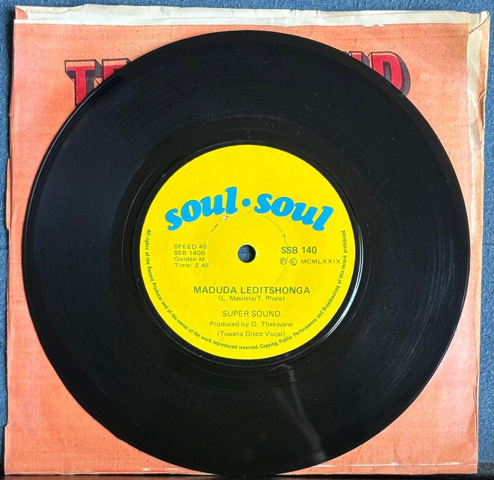 SOUTH AFRICA 45~SUPER SOUND~BASHIMANE / MADUDA LEDITSHONGA~1979 SOUL SOUL 7~HEAR