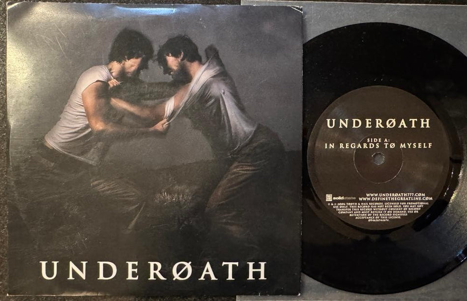 UNDEROATH IN REGARDS TO MYSELF/ WRITING ON THE WALLS~NM- 2006 PROMO ONLY 7'