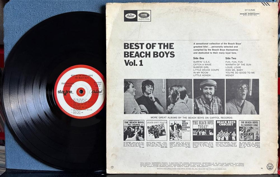 BEST OF THE BEACH BOYS VOL 1~70's CAPITOL STARLINE TARGET LBL CLUB EDITION RE LP