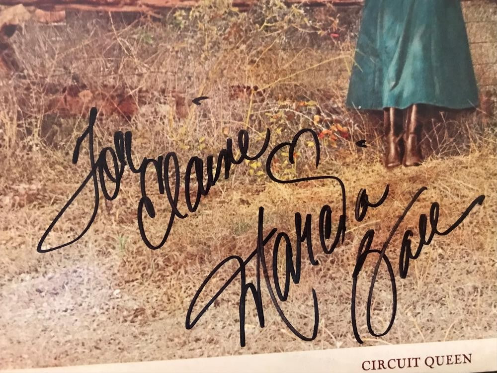 MARCIA BALL CIRCUIT QUEEN~SIGNED! VG++ 1978 CAPITOL LP~SWAMP BLUES~AUTOGRAPHED