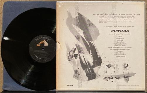 BERNIE GREEN & ORCHESTRA FUTURA~VG++ 1961 RCA 1st PRESS LP~DIE-CUT COVER~SHRINK