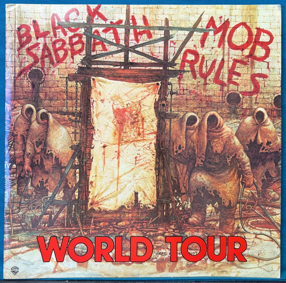 BLACK SABBATH MOB RULES WORLD TOUR PROGRAM BOOK 1981-82~RONNIE DIO~IOMMI~BUTLER