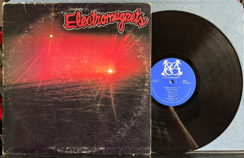 ELECTROMAGNETS 1975 SELF-TITLED DEBUT LP~EGM RECORDS 1st PRESS~JAZZ-ROCK FUSION