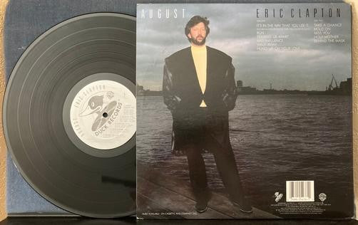 ERIC CLAPTON AUGUST~RARE NM 1986 AUDIOPHILE PROMO LP~DMM~STERLING~HYPE~COLLINS