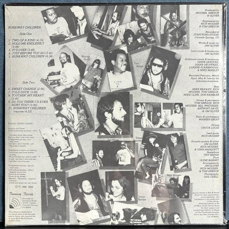 JIM OLIVER RUNAWAY CHILDREN~SEALED ORIG 1986 RUNAWAY RECORDS LP~HARD ROCK~AOR