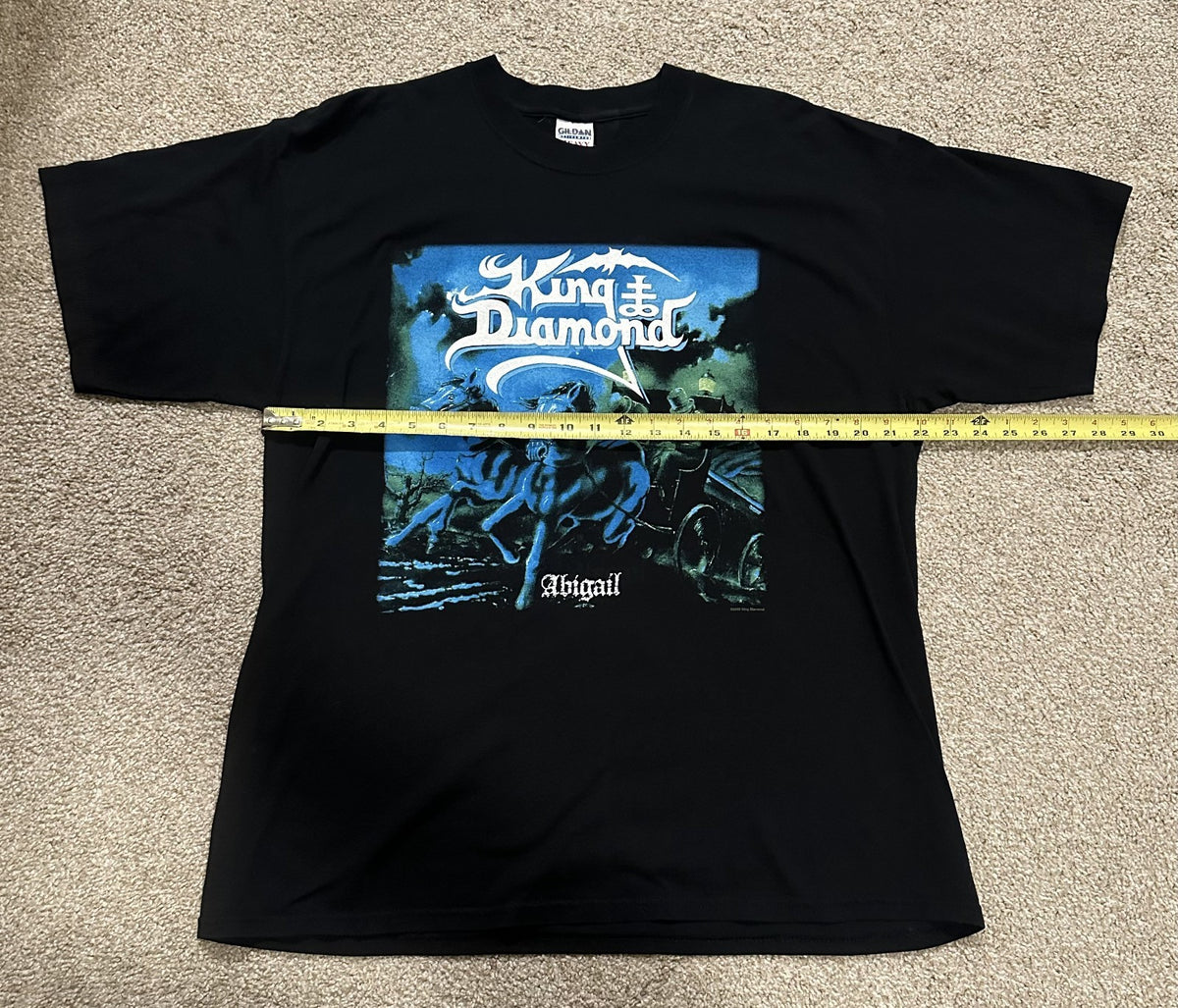 KING DIAMOND 2003 T-SHIRT~ABIGAIL~18 IS ACTUALLY 9~XL~BLACK~EXC COND~RARE