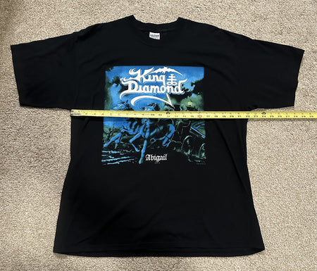 KING DIAMOND 2003 T-SHIRT~ABIGAIL~18 IS ACTUALLY 9~XL~BLACK~EXC COND~RARE