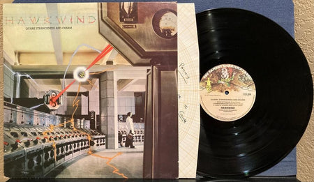 HAWKWIND QUARK STRANGENESS CHARM~VG++ 1977 CHARISMA UK 1st PRESS LP~INNER~PROG 