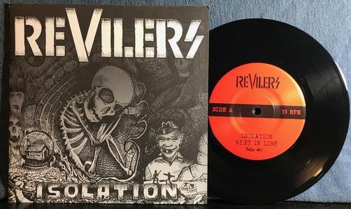 REVILERS ISOLATION~NM- 2009 PATAC 001 LMTD EDITION /400 BLACK VINYL 7" 45 RPM EP