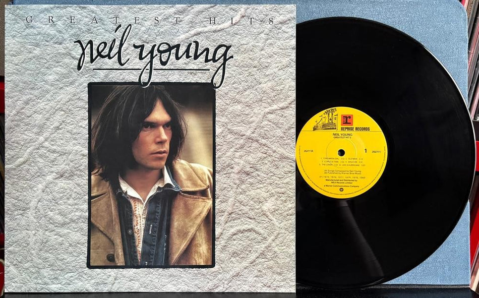 NEIL YOUNG GREATEST HITS~OG 1985 REPRISE NEW ZEALAND COMPILATION LP~CLASSIC ROCK