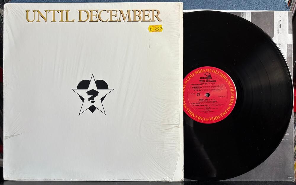 UNTIL DECEMBER 1986 SELF-TITLED LP~COLUMBIA 1st PRESS~SHRINK~INNER SLV~DARK WAVE
