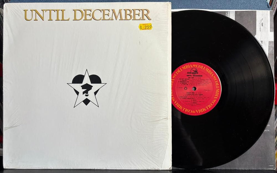 UNTIL DECEMBER 1986 SELF-TITLED LP~COLUMBIA 1st PRESS~SHRINK~INNER SLV~DARK WAVE