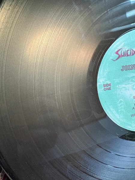 SUICIDAL TENDENCIES JOIN THE ARMY~ORG 1987 PROMO COPY LP w/INNER SLV~QUIEX VINYL