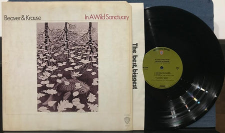 BEAVER AND KRAUSE IN A WILD SANCTUARY~NM- 1970 WARNER BROS 1st PRESS LP~AMBIENT