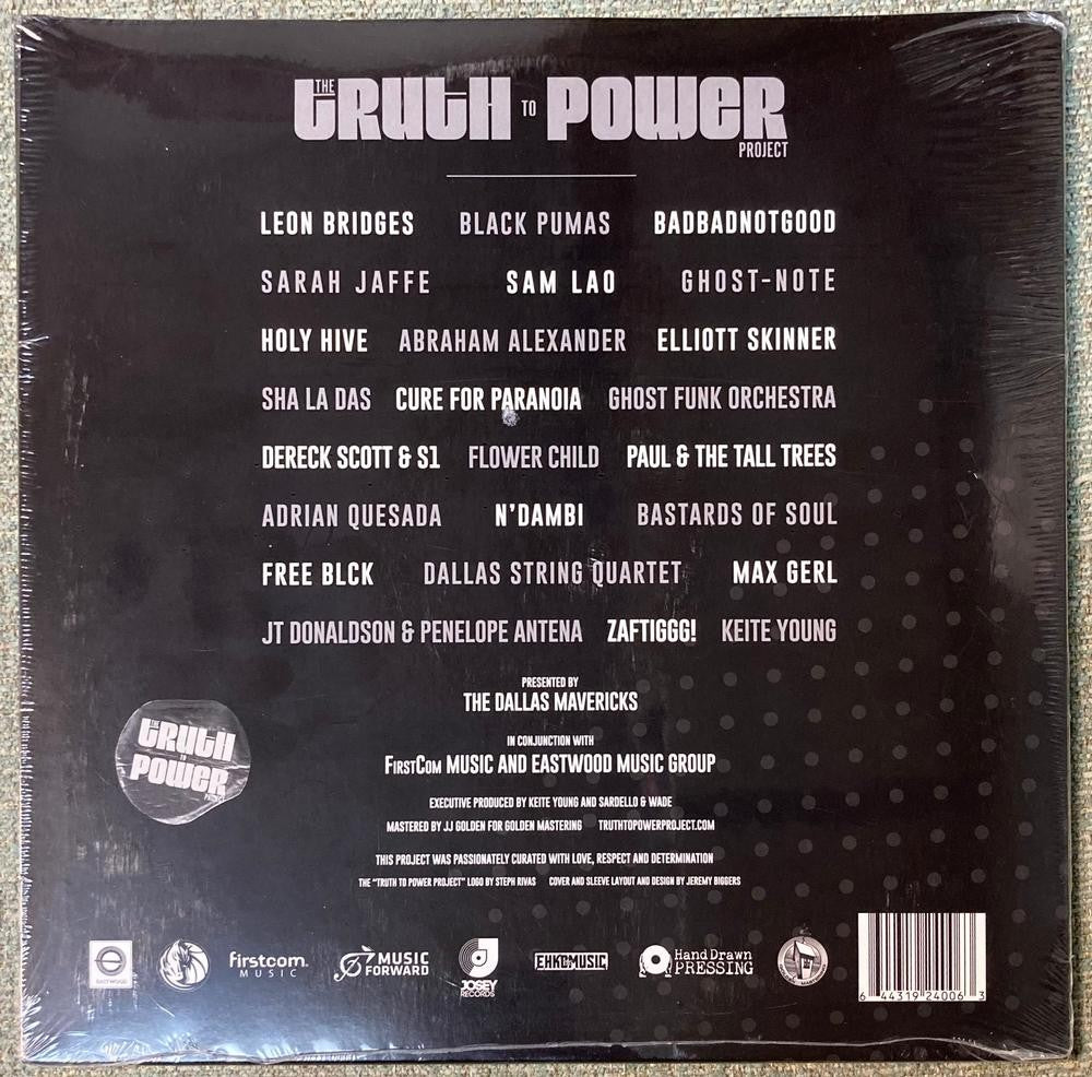 TRUTH TO POWER PROJECT~SEALED LMTD RSD 2021 3-LP~SMOKY CLEAR VINYL~BLACK PUMAS