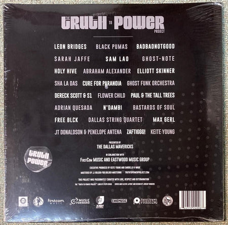 TRUTH TO POWER PROJECT~SEALED LMTD RSD 2021 3-LP~SMOKY CLEAR VINYL~BLACK PUMAS
