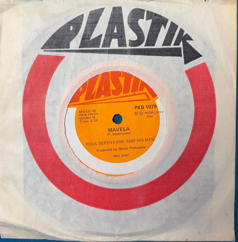 SO AFRICA 45~POUL SEPENYANE MAKWASIE SPECIAL / MAVELA~'77 PLASTIK~JIVE JAZZ~HEAR