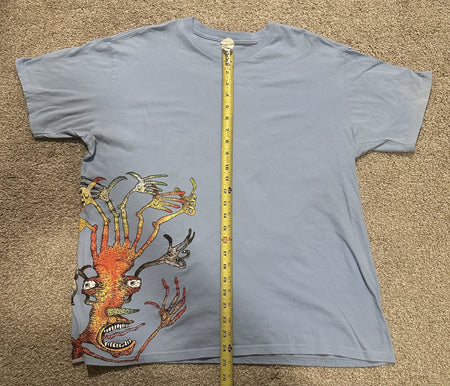 MEAT PUPPETS CONCERT T-SHIRT~HAND HEAD~LIGHT BLUE~XL~HANES~EXC COND~VTG