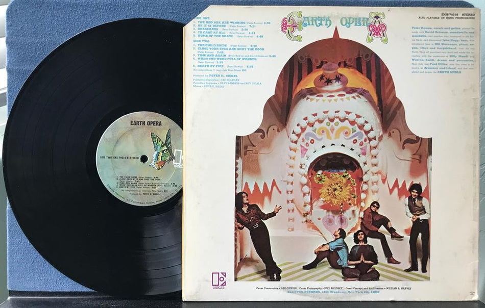 EARTH OPERA 1968 SELF-TITLED DEBUT LP~1970's ELEKTRA BUTTERFLY LBL RE~PSYCH~PROG