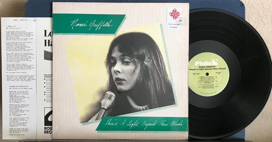 NANCI GRIFFITH THERES LIGHT BEYOND THESE WOODS~NM '86 PHILO QUIEX RE~SHRNK~INSRT