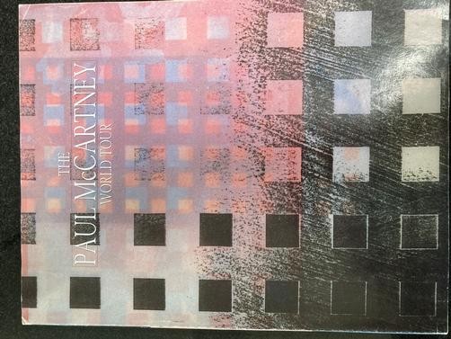 PAUL MCCARTNEY 1989 WORLD TOUR PROGRAM~SVG+'89 ORIG US BOOK~BEATLES~WINGS~POLICE