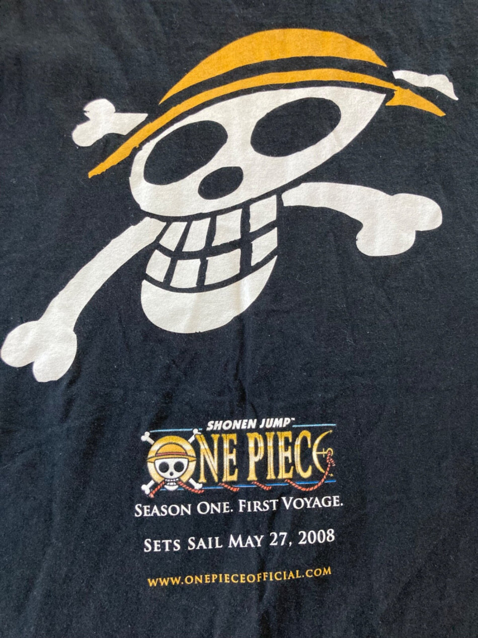 ONE PIECE~SHONEN JUMP~NEW UNWORN 2007-08 XL PROMO T-SHIRT~FUNIMATION~MANGA~ANIME