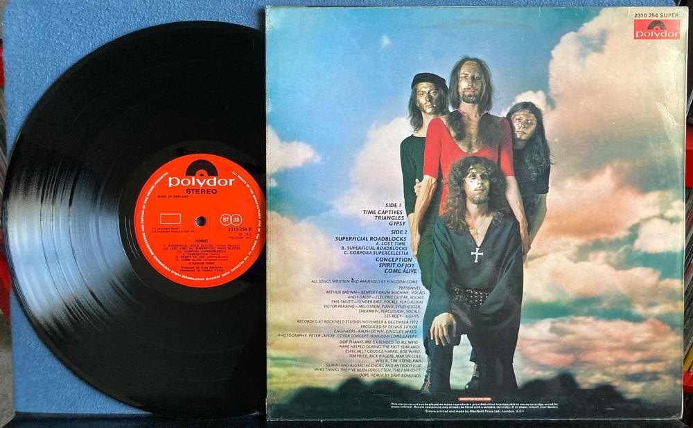KINGDOM COME JOURNEY~NM 1973 POLYDOR UK FIRST PRESS LP~PROG~PSYCH~EXPERIMENTAL