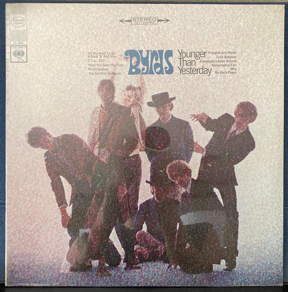 THE BYRDS YOUNGER THAN YESTERDAY~RARE SEALED 1971 COLUMBIA RE LP~PSYCH FOLK ROCK