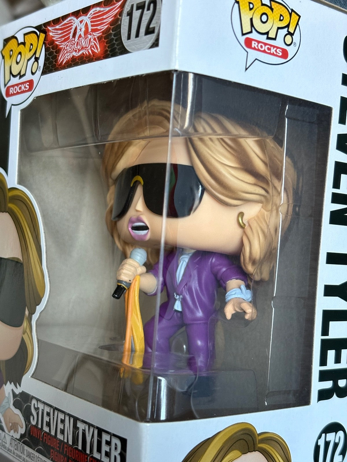 AEROSMITH STEVEN TYLER FUNKO POP! ROCKS #172 w/SOFT PROTECTOR