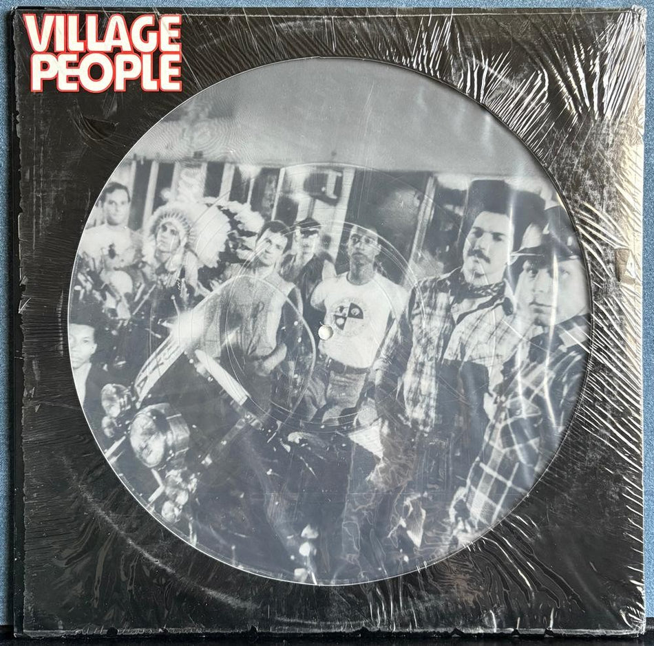 VILLAGE PEOPLE SELF-TITLED DEBUT LP~SEALED ORIG 1978 PICTURE DISC~FUNK~DISCO~PIC
