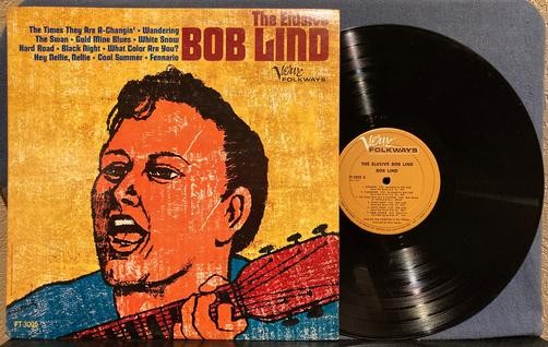 THE ELUSIVE BOB LIND~NM 1966 VERVE FOLKWAYS GOLD LABEL MONO PROMO LP~FOLK ROCK