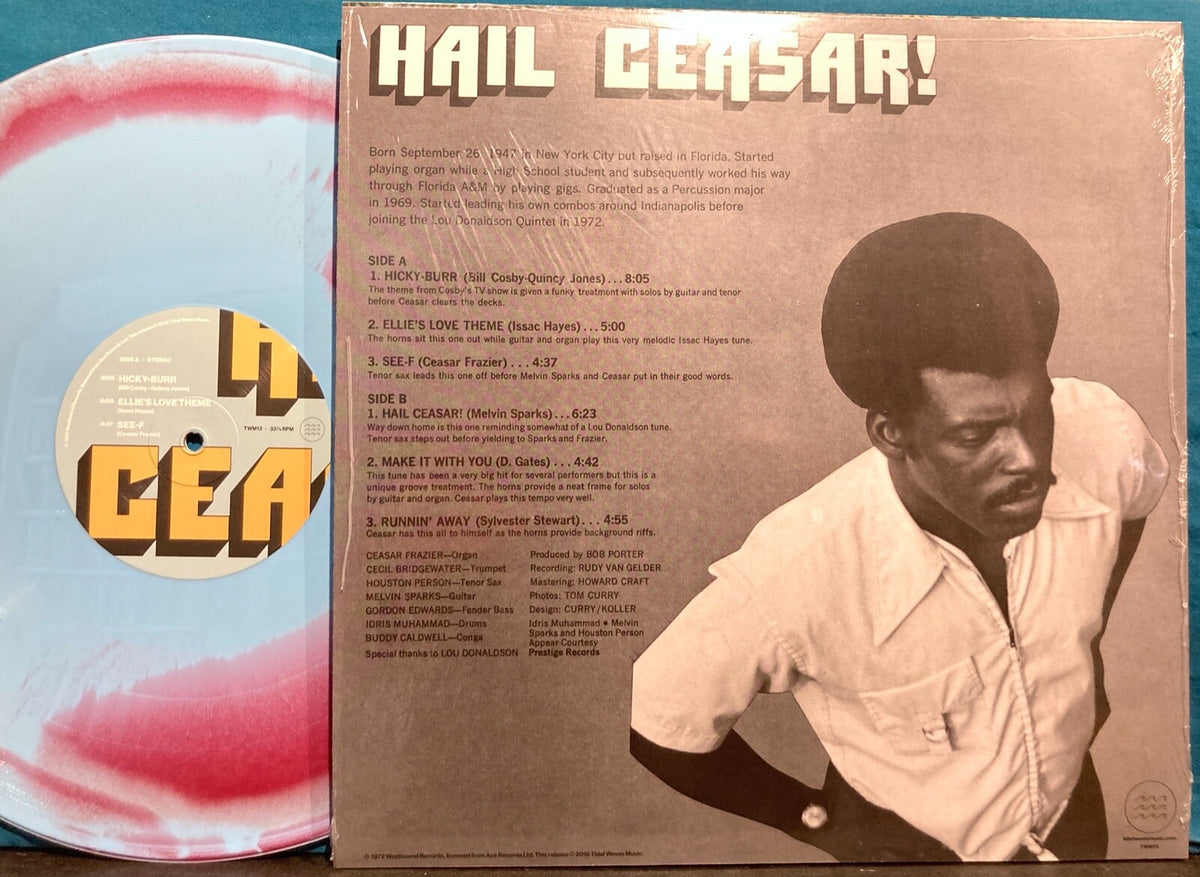 CEASAR FRAZIER HAIL CEASAR!~ZIA MAROON/ BLUE LP~100 ONLY~NEW~SPARKS~SOLD OUT