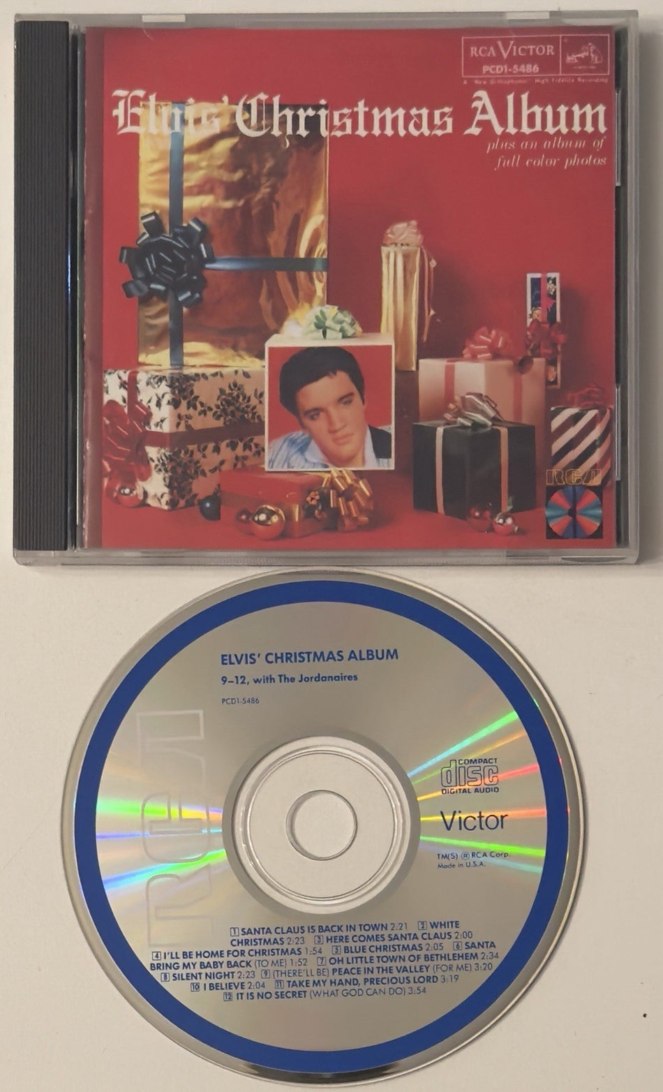 Elvis' Christmas Album~Original 1985 CD~Exc. Condition~Santa Claus