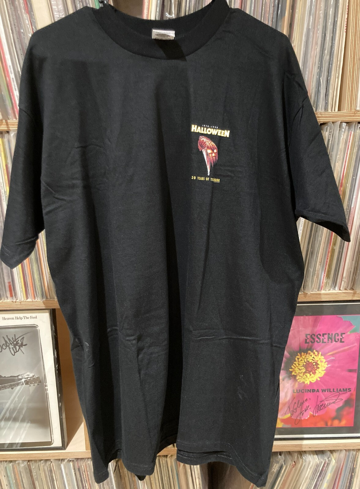 NEW! HALLOWEEN GRAVESITE SCENE~20 YEARS OF TERROR 1998 PROMO MOVIE SHIRT~XL