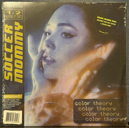 SOCCER MOMMY COLOR THEORY~SEALED LIMITED DELUXE TRI-COLOR VINYL LP~HYPE STICKER