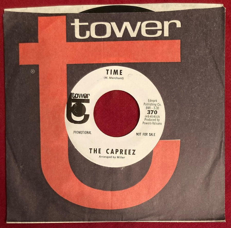 THE CAPREEZ SOULSTATION/ TIME~NM 1967 WL PROMO 7' w/TOWER SLEEVE~SOUL~FUNK
