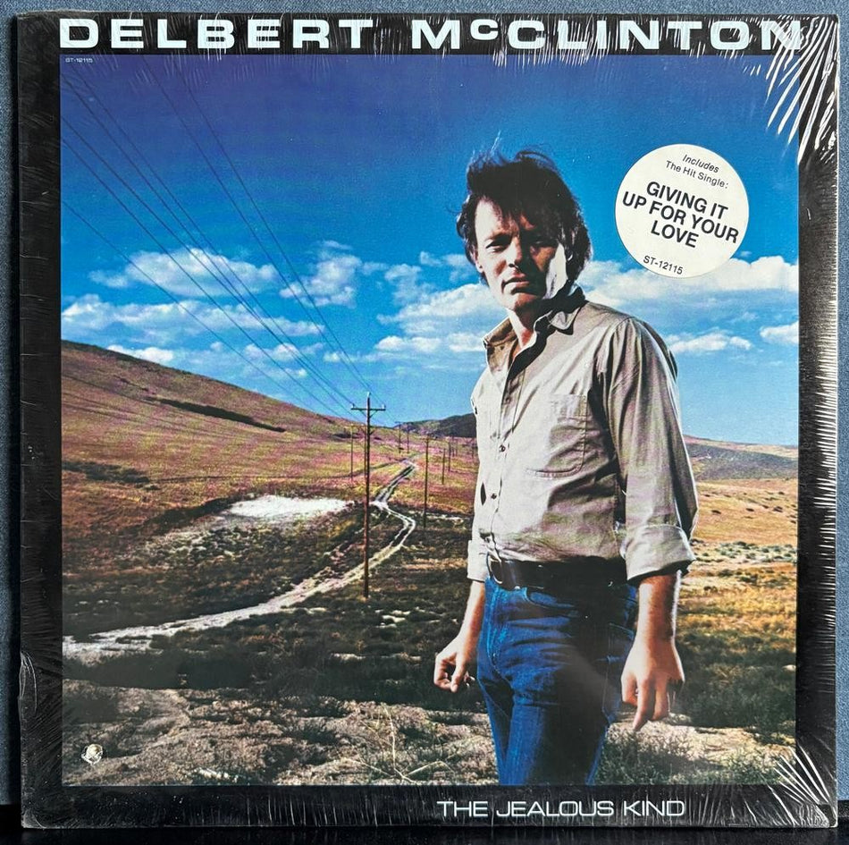 DELBERT McCLINTON THE JEALOUS KIND~SEALED ORIG 1980 CANADA FIRST PRESS LP w/HYPE
