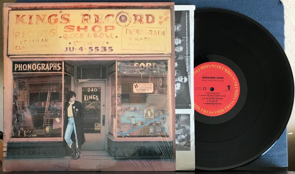 ROSANNE CASH KINGS RECORD SHOP~NM- 1987 DMM AUDIOPHILE 1st PRESS LP~SHRINK~INNER