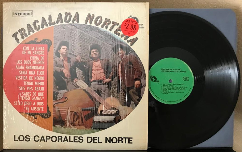 LOS CAPORALES DEL NORTE TRACALADA NORTENA LP~TUNA RECORDS TU-8020~NORTENO~LATIN