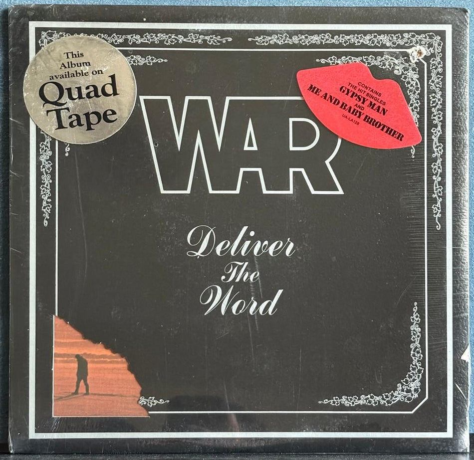 WAR DELIVER THE WORLD~SEALED ORIG 1973 LP w/HYPE STICKER~CUT-OUT~JAZZ-FUNK~GYPSY
