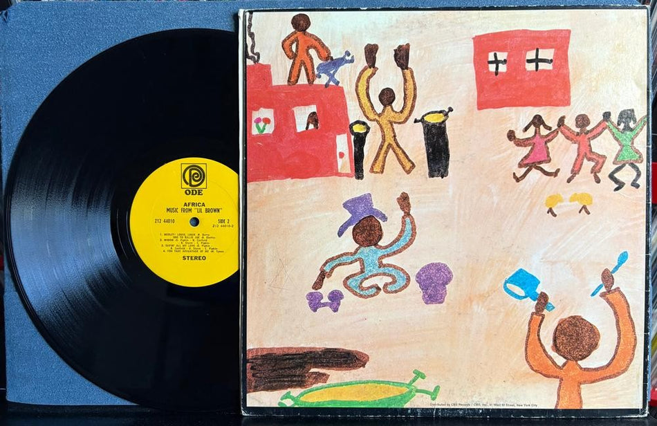 AFRICA MUSIC FROM LIL BROWN~ORG 1968 ODE RECORDS FIRST PRESS LP~FUNK~PSYCHEDELIC