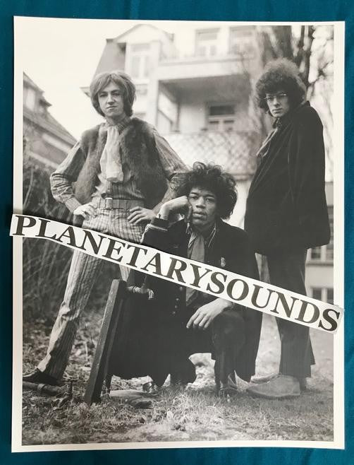 JIMI HENDRIX EXPERIENCE BLACK AND WHITE PORTRAIT~8.5x11 REPRO~PSYCHEDELIC ACID R