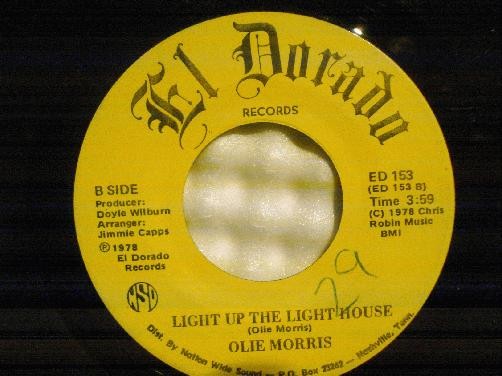 RARE PRIVATE LBL COUNTY: OLIE MORRIS Bad Bad Black Sheep/ Light Up on EL DORADO