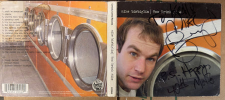 MIKE BIRBIGLIA SIGNED TWO DRINK MIKE CD/DVD~AUTOGRAPHED COMEDY CENTRAL