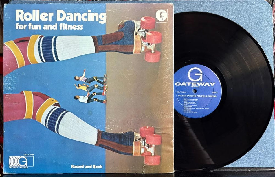 ROLLER DANCING FOR FUN AND FITNESS~ORIG 1980 GATEWAY RECORDS LP~ATTACHED BOOKLET