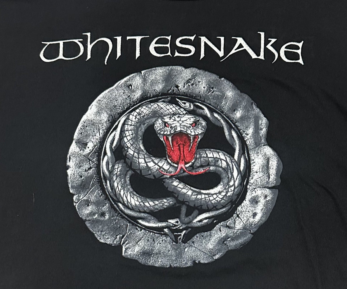 WHITESNAKE T-SHIRT~2013 NORTH AMERICA TOUR~YEAR OF THE SNAKE~ORIGINAL~XL~BLACK