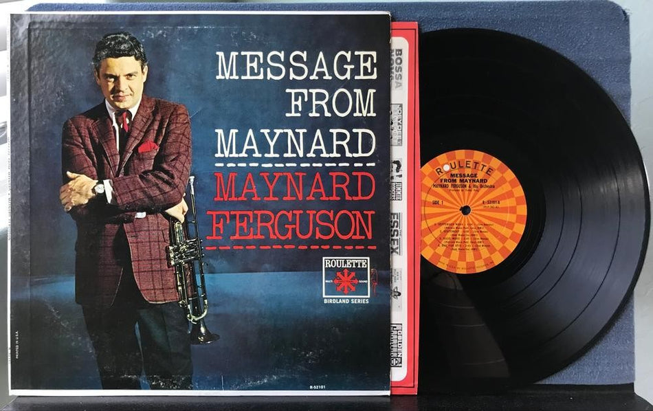 MESSAGE FROM MAYNARD FERGUSON~NM- 1963 ROULETTE MONO LP~LBL INNER~BIG BAND JAZZ