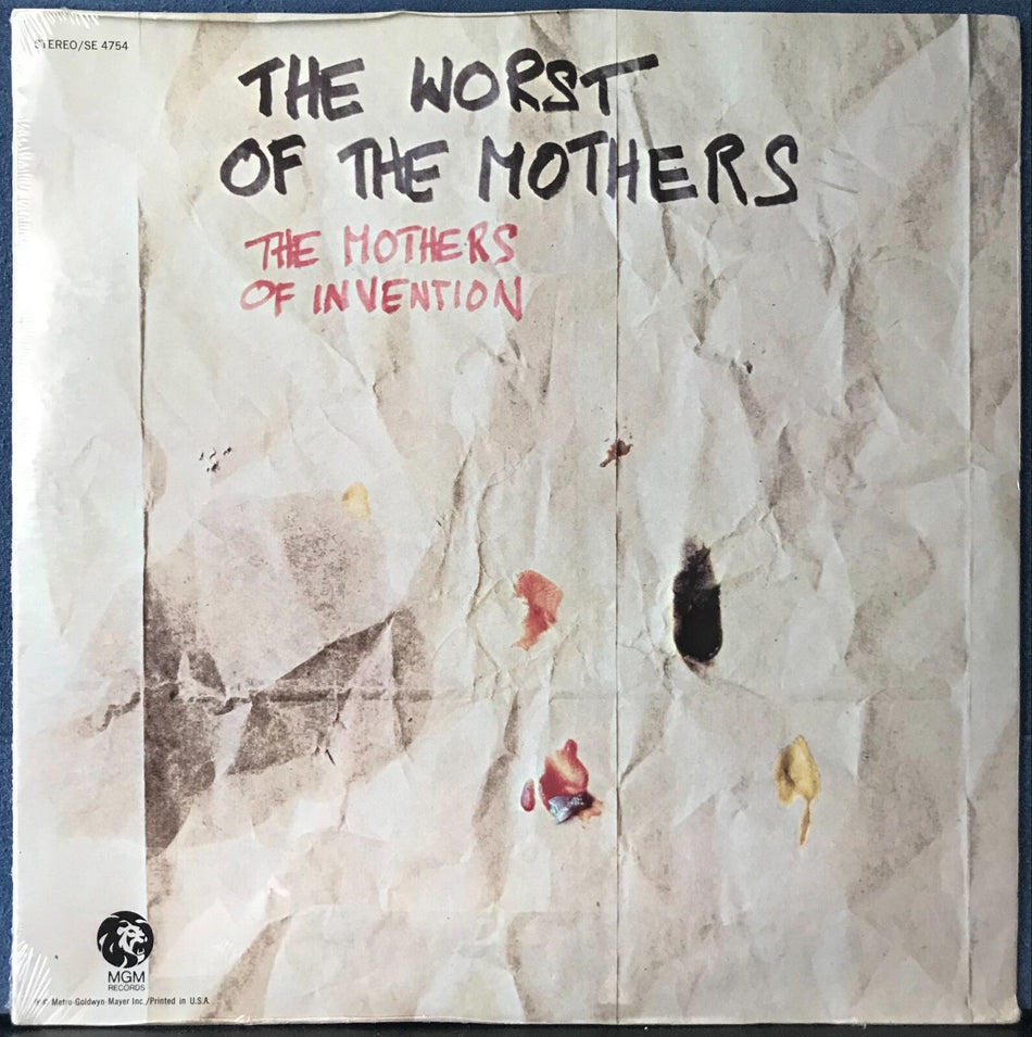 ZAPPA~MOTHERS OF INVENTION~WORST OF THE MOTHERS~RARE SEALED 1971 PROMO DJ COPY!!