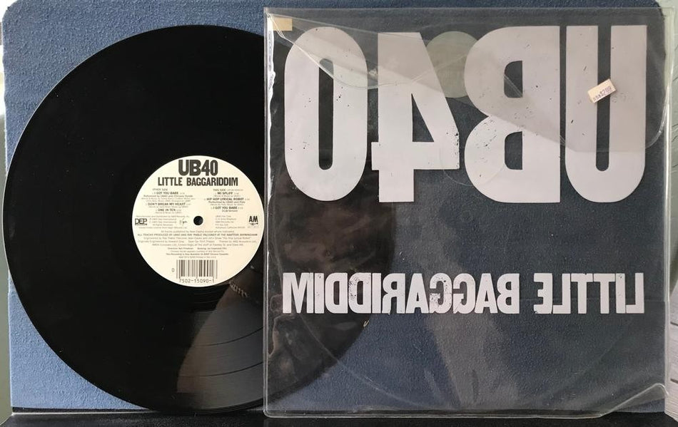 UB40 LITTLE BAGGARIDDIM EP~NM- 1985 A+M QUIEX AUDIOPHILE LP~PVC SLV w/HYPE~HYNDE